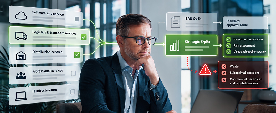 Strategic OpEx Spend Screening Before Approval. How to Govern Strategic OpEx.
